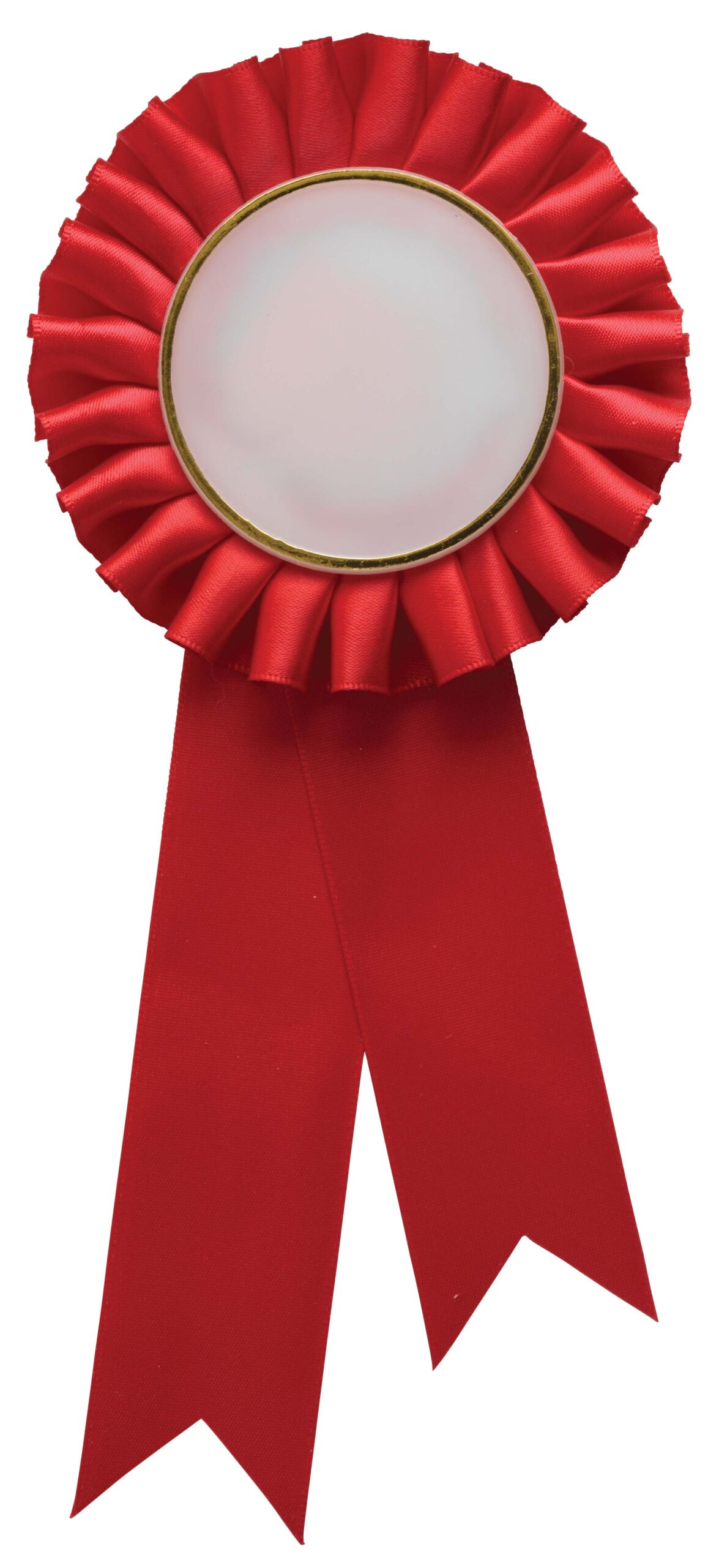 Red Rosette W Clip 210mm Trinity Engraving Trophies And Picture Framing